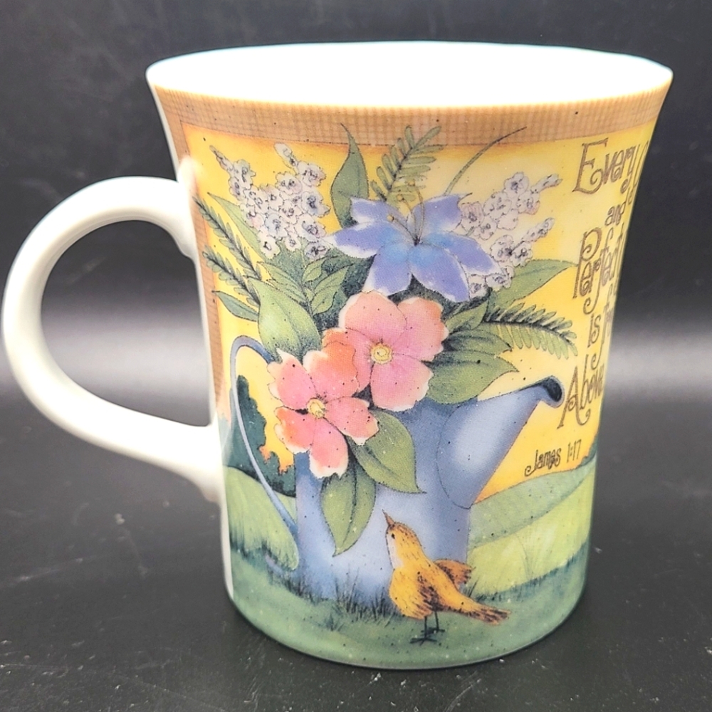 Inspirational Verse Ceramic Coffee Mug Every Good And Perfect Gift James 1:17